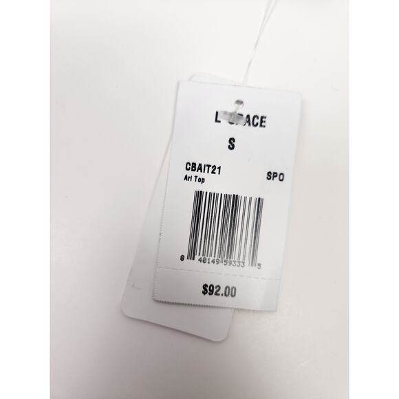 L*Space Ari Bikini Top in Blue Colorblock Size Small NWT - Picture 4 of 5